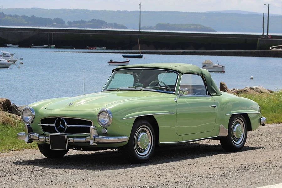 One to Buy: 1 Lady Owner until 2018 Light Green 1959 Mercedes-Benz 190 SL