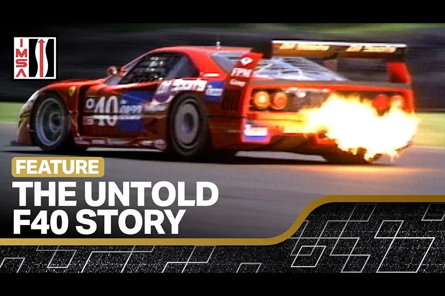 Video: The Art Sports Ferrari F40 Story by IMSA