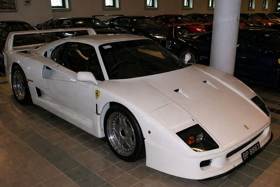 VIN: the Brunei Royal Family Ferrari F40 chassis 87455