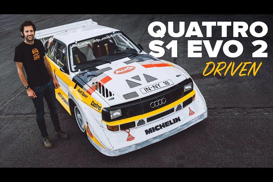 Video: Audi Quattro Sport S1 Evolution 2 Driven by Carfection