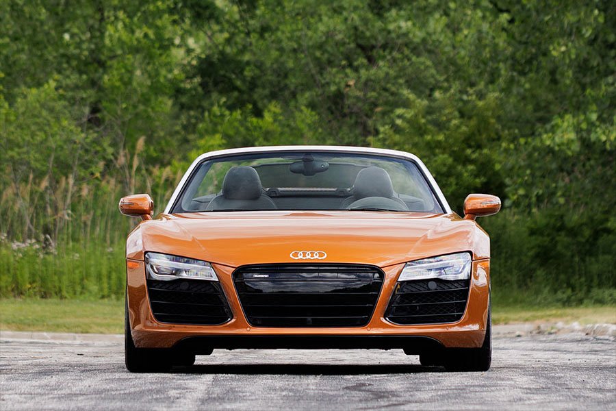 One to Buy: 1300 mile Samoa Orange Metallic 2014 Audi Type 42 R8 5.2 V10