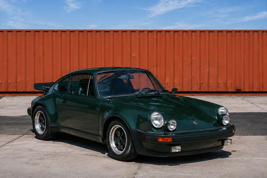 One to Buy: Oak Green Non Sunroof 1975 Porsche 911 3.0 Turbo (930) with Dealer-Installed Cibies