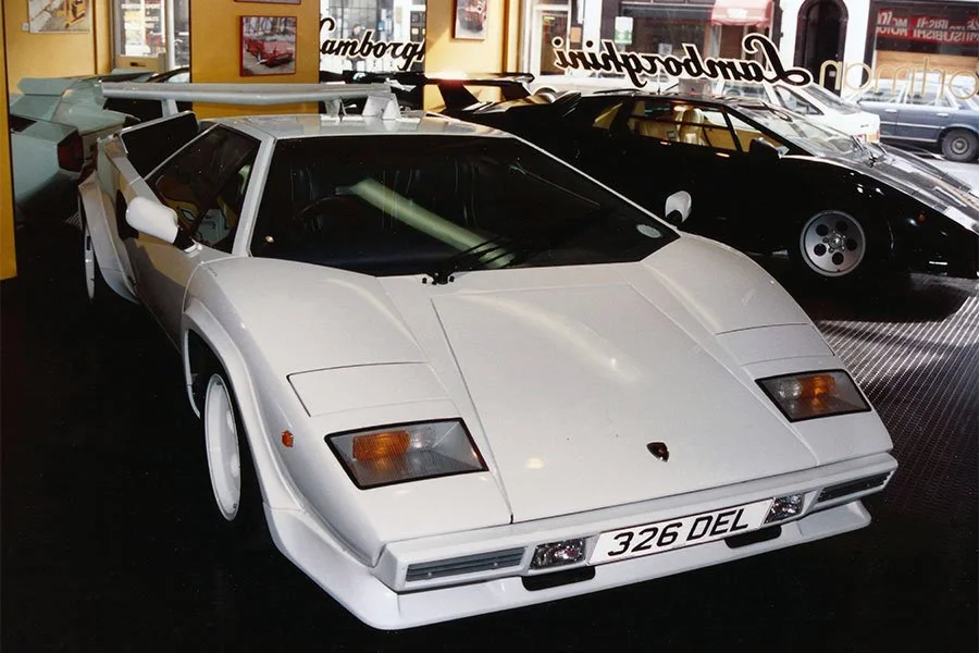 VIN: the Tent Records - Delroy Pearson Lamborghini Countach Quattrovalvole chassis JLA12257