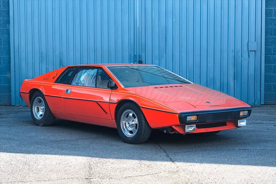 One to Buy: Barn Find 26,000 mile 1976 Signal Red Lotus Esprit S1