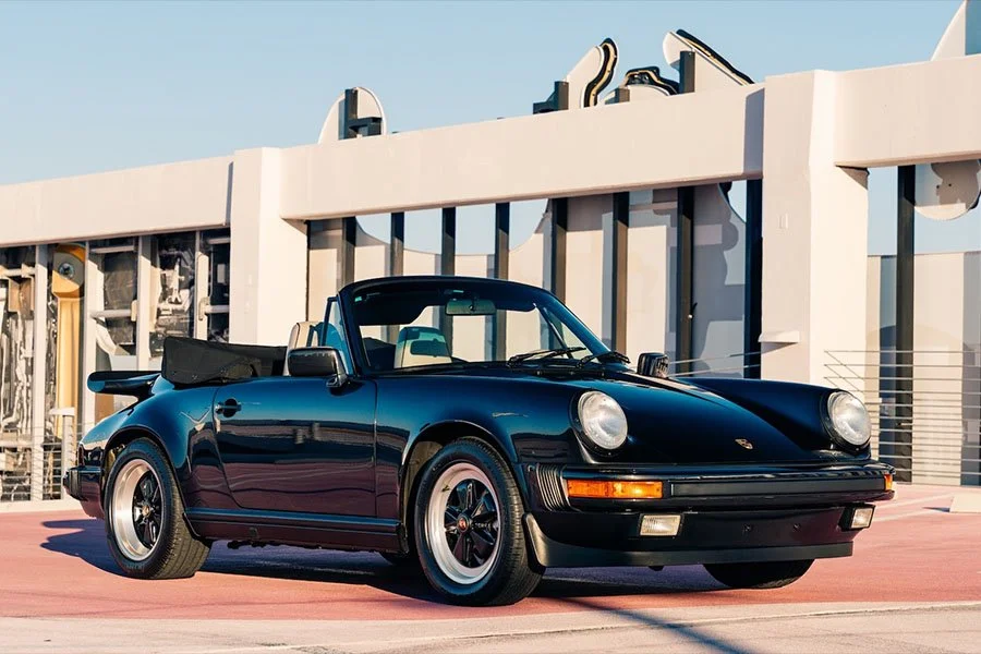 One to Buy: 8500 mile 1 of 40 in Satin Black Metallic 1989 Porsche 911 3.2 Carrera Cabriolet 25th Anniversary Special Edition