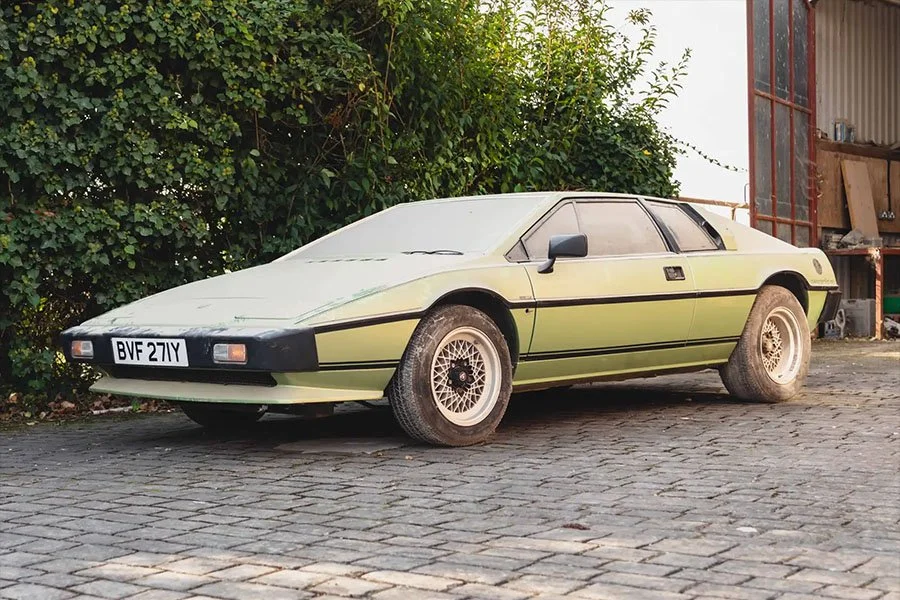 One to Buy: Barn Find 23,000 mile Altair Green 1982 Lotus Esprit S3