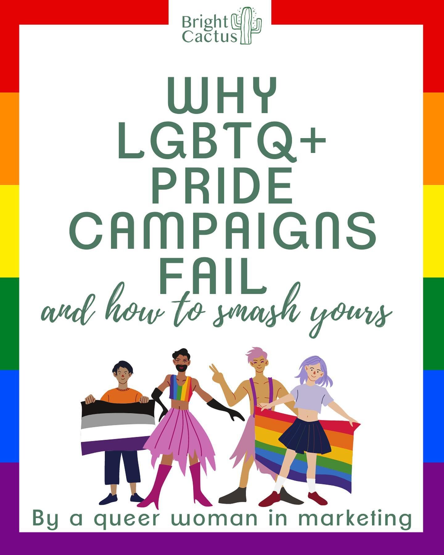 Every year Mardi Gras and Pride roll around, and every year, between celebrations, LGBTQ+ people roll their eyes at the sometimes embarrassing attempts by businesses to get in on the action.

Here are some major things I&rsquo;ve noticed marketers ge