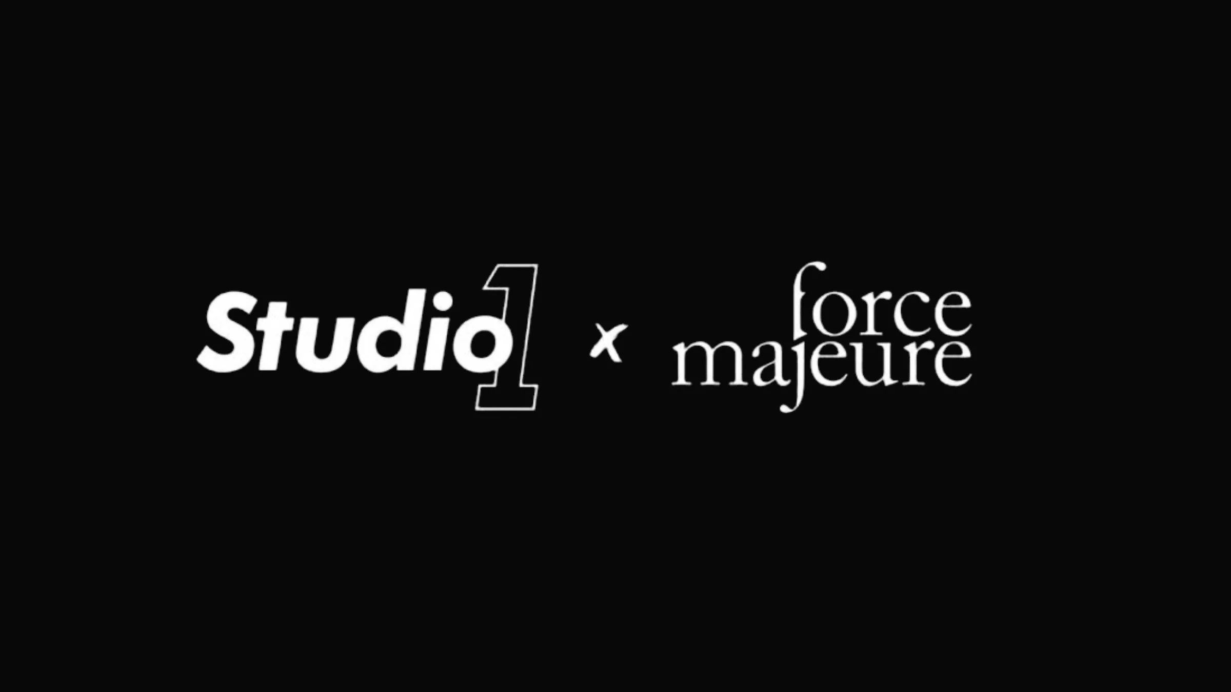 studio1 x force majeure