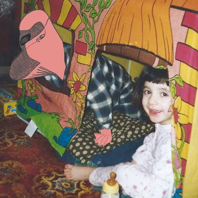 The Hallow Neon Swan Has Been Following  Me Since I Was 3.
Digital collage, 2020
.
.
.
.
.
#redtelephone #contemporaryart #contemporaryartist #artistsoninstagram #femaleartist 
#squiggledrawing #squiggleseries 
#donaldwwinnicott #girlsthatmakestuff 
