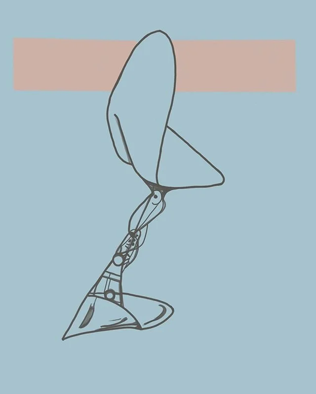 Bum Stool, digital drawing based on painting, 2020
.
Ok this is a weird one..No idea where my brain was when drawing this ha
.
.
.
.
.
.
.
.
#redtelephone #contemporaryart #contemporaryartist #artistsoninstagram #femaleartist 
#squiggledrawing #squig