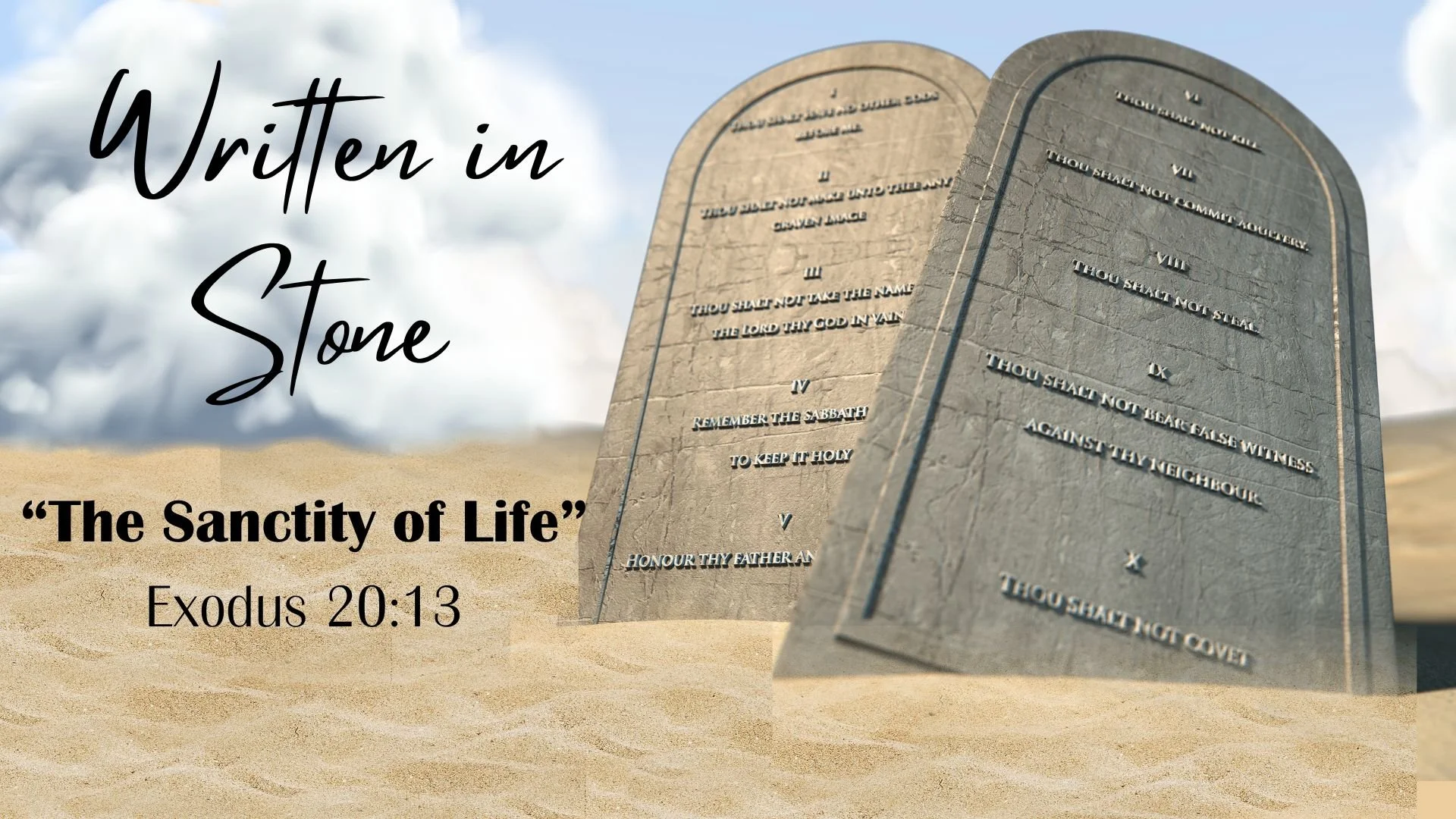 The Sanctity of Life
