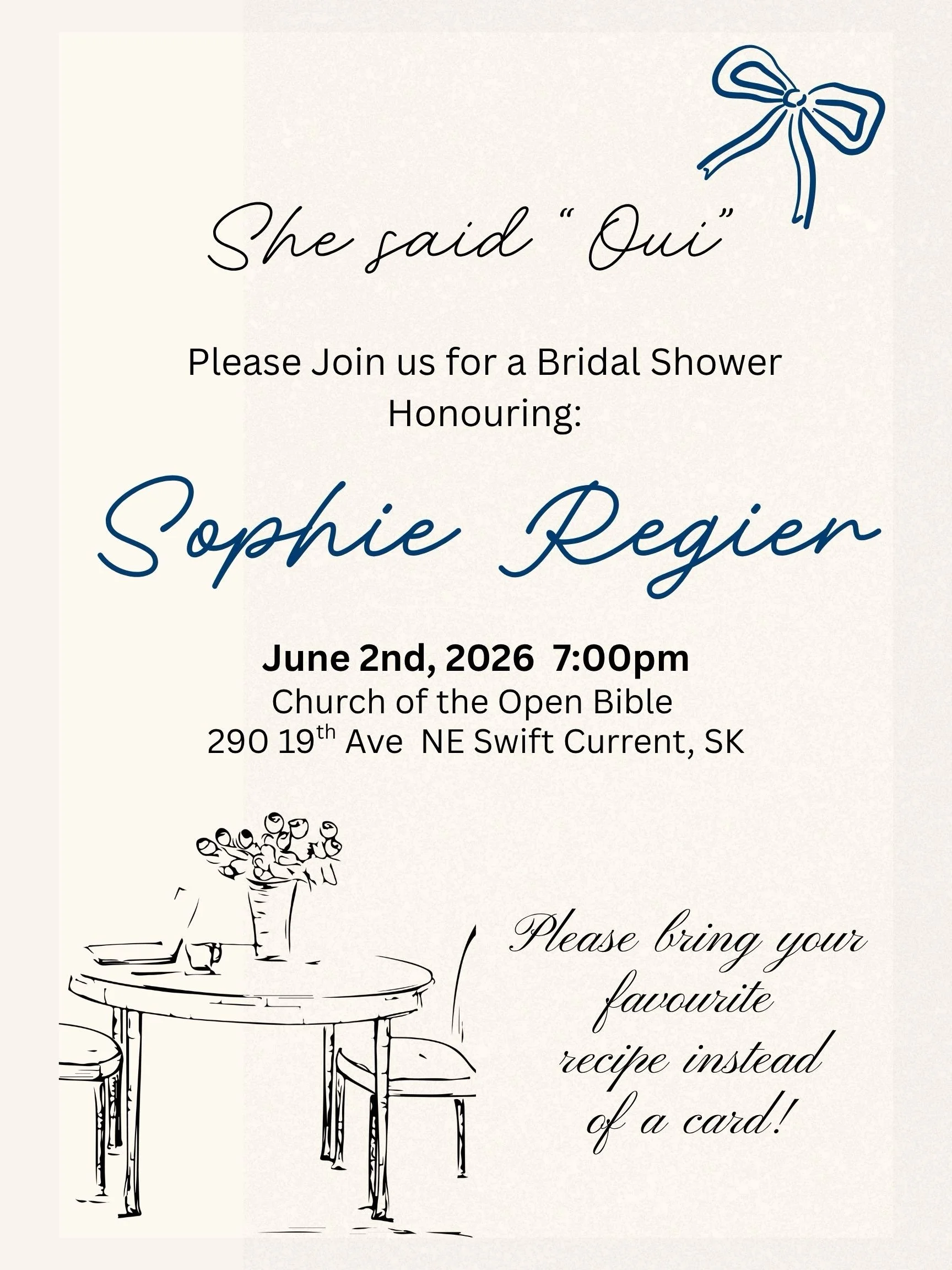 Bridal Shower for Sophie 