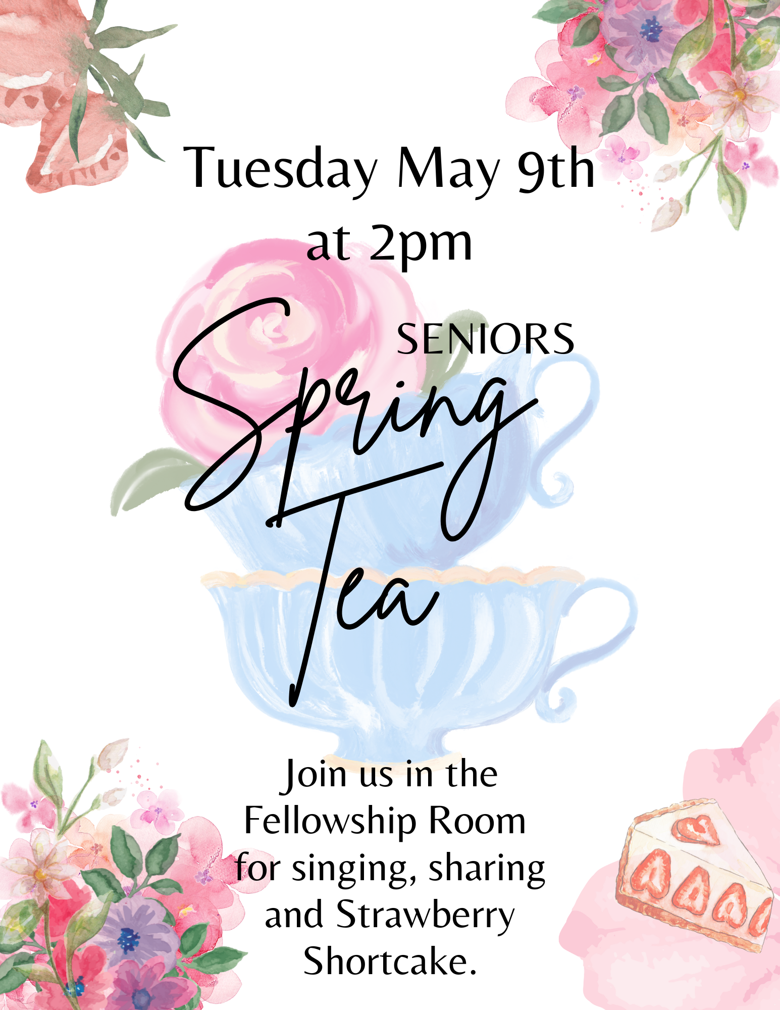 Seniors Spring Tea