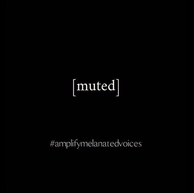 June 1st to 7th
In solidarity and observance with the #amplifymelanatedvoices movement I will refrain from posting content on this platform to create space on Instagram&rsquo;s algorithm to amplify voices and experiences of people who&rsquo;s voices 