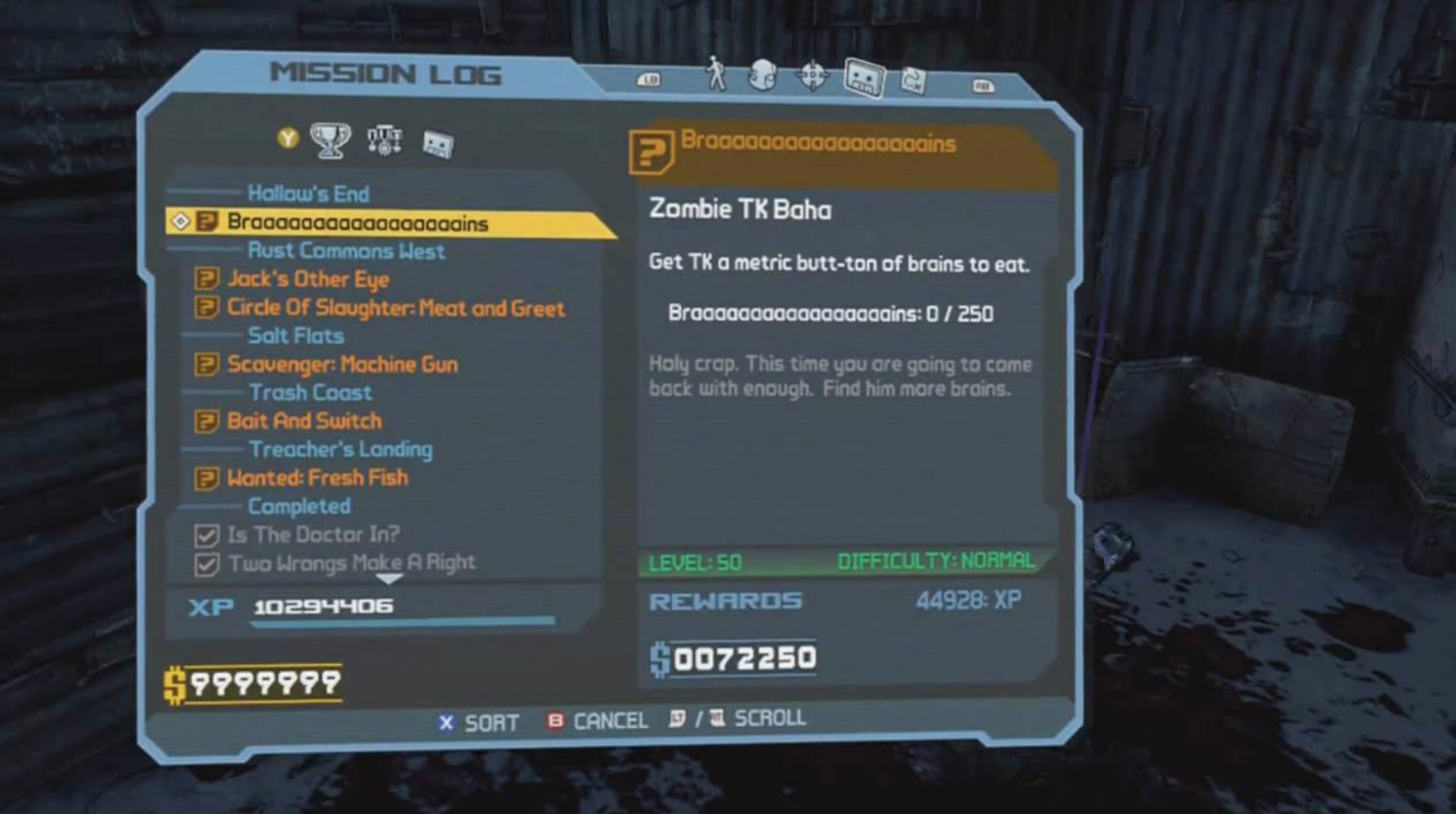 Ha… mission said Butt