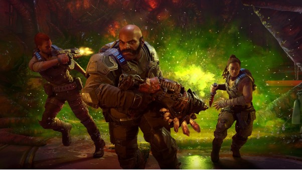 Xavier Woods, AJ Styles and Tyler Breeze play brand new “Gears 5” gameplay  mode