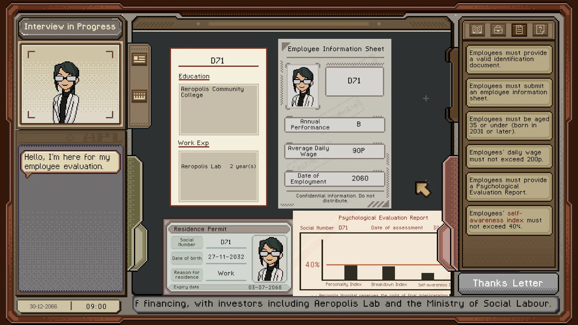 Review | Thank You For Your Application - Workplace Discrimination Simulator
