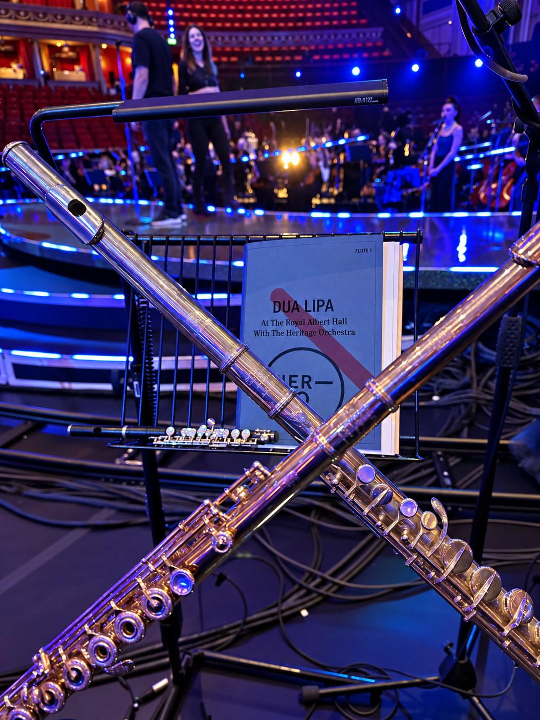 Haynes flute and Amadeus alto flute at the Royal Albert Hall