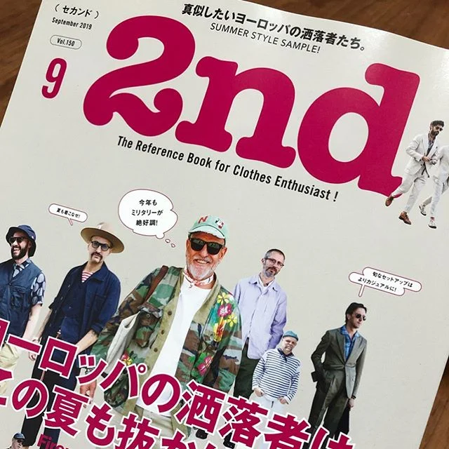 .
This is a @2nd_magazine that September issued in #japan. There is Mr. SYLVAIN DELEUZE who is founder of @lesbellesheures also designer too. 
As seeing his scarf is that&rsquo;s #lesbellesheures .
.
今月号#雑誌2nd にレスベルスエルスのデザイナーであるシルヴァンを掲載して頂きました。
セカンドさ