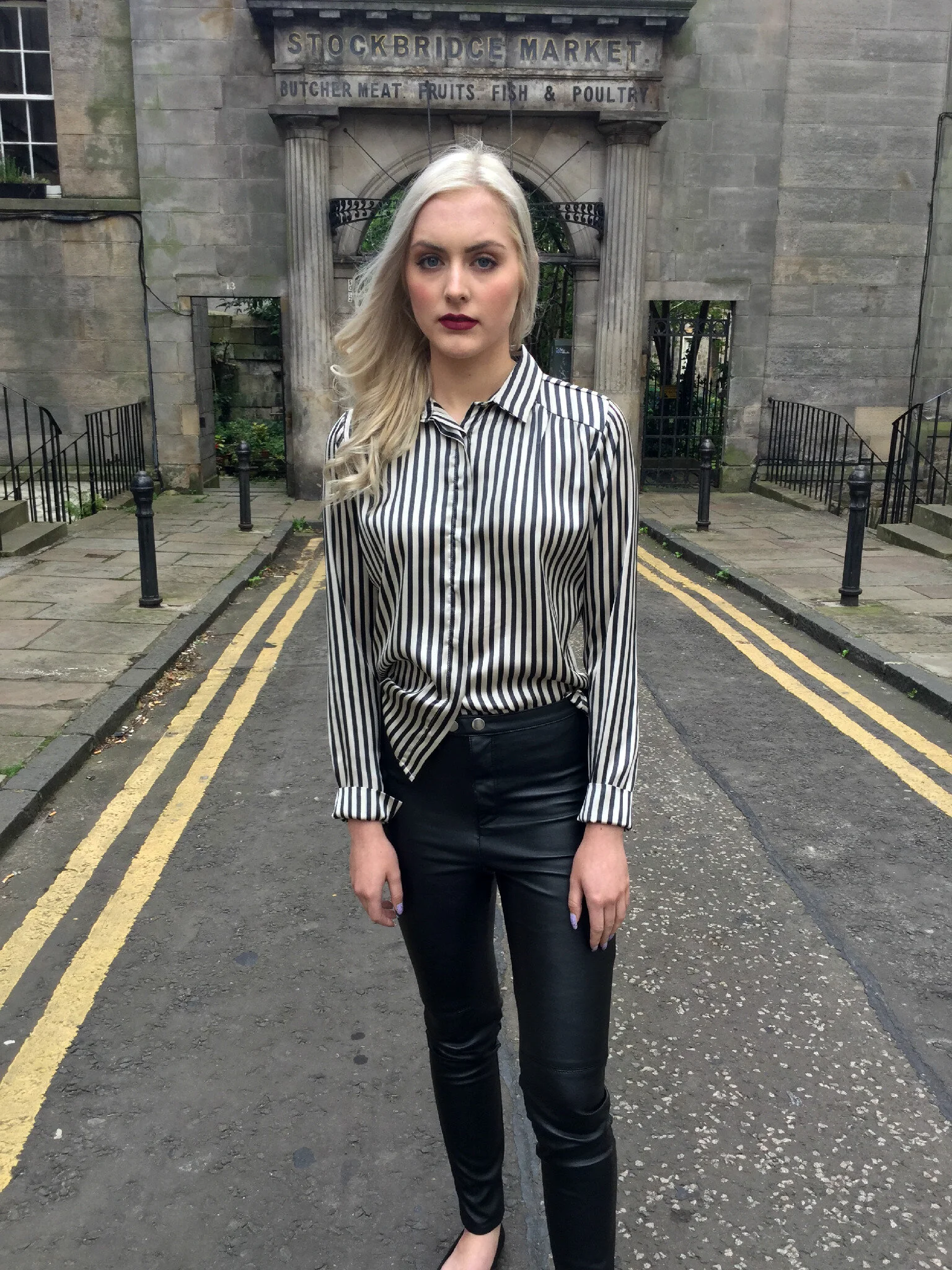 gold_black_striped_satin_blouse