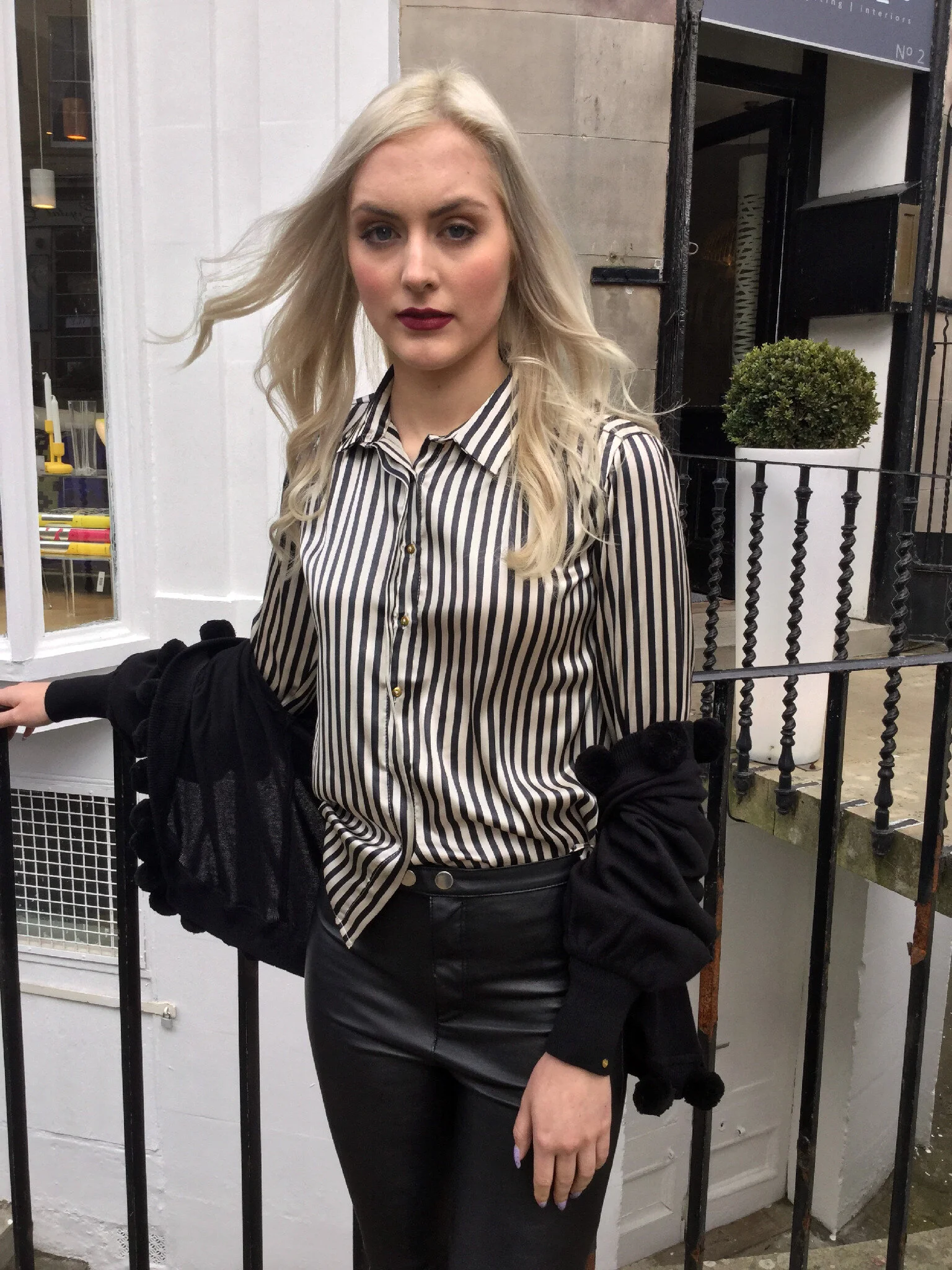 gold_black_striped_satin_blouse