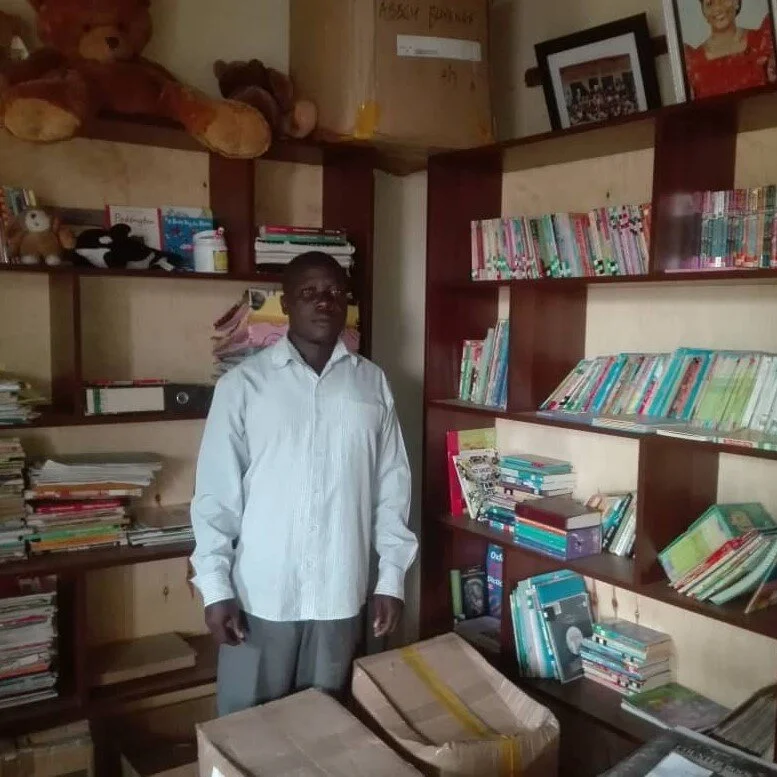 Library taking shape at Joy Nursery and Primary