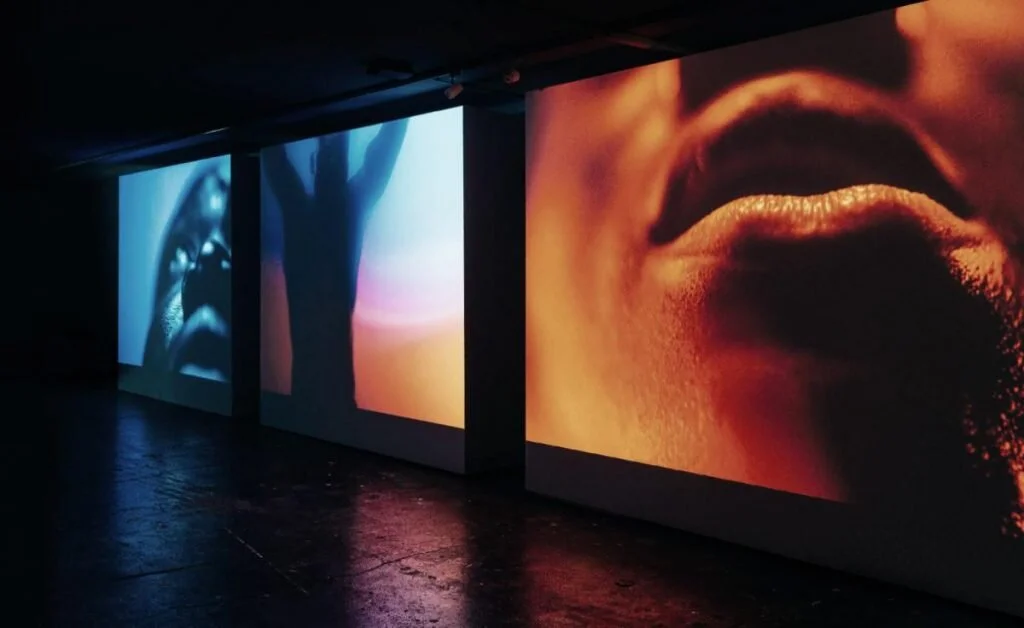 projection of face body lips blue red orange gradient dark grain.jpg