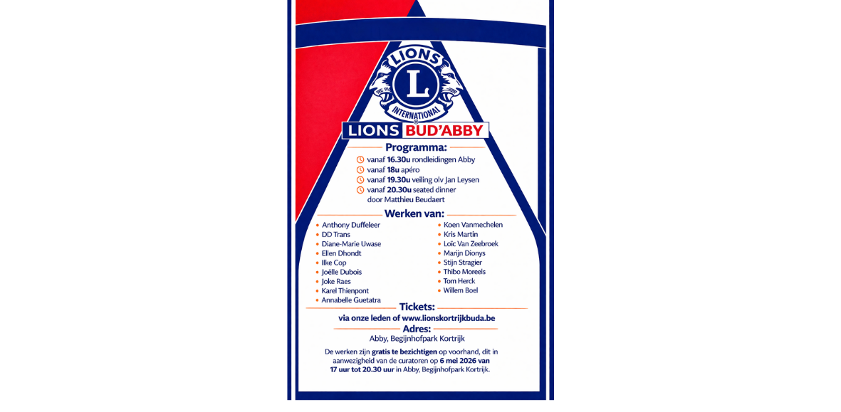 Affiche van Lions Bud'Abby