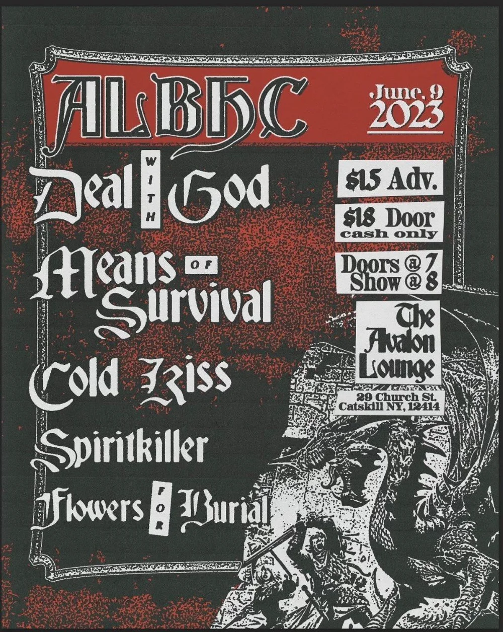 Show Calendar* — Avalon