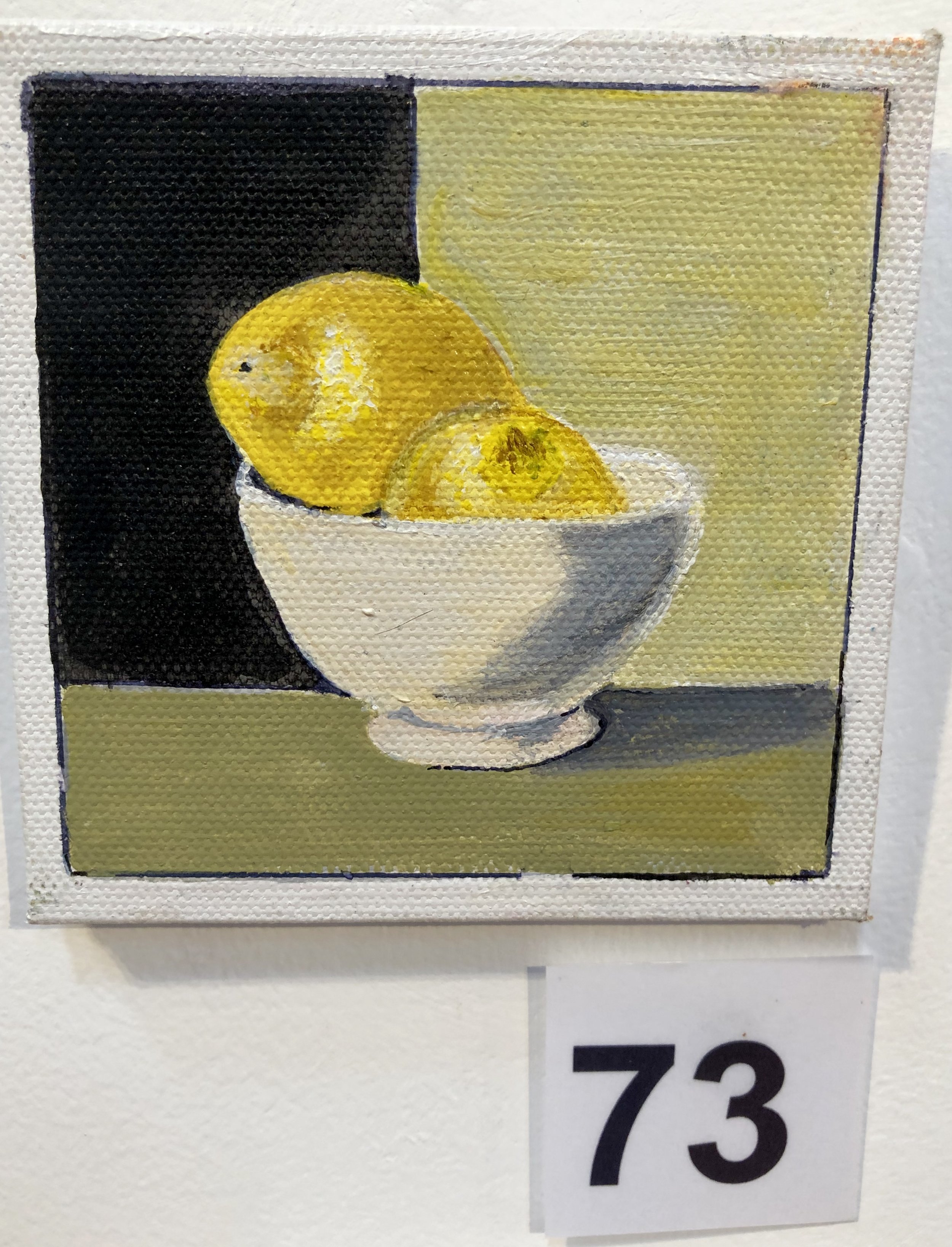 "Lemons in a white bowl" by Kaye Kirkland