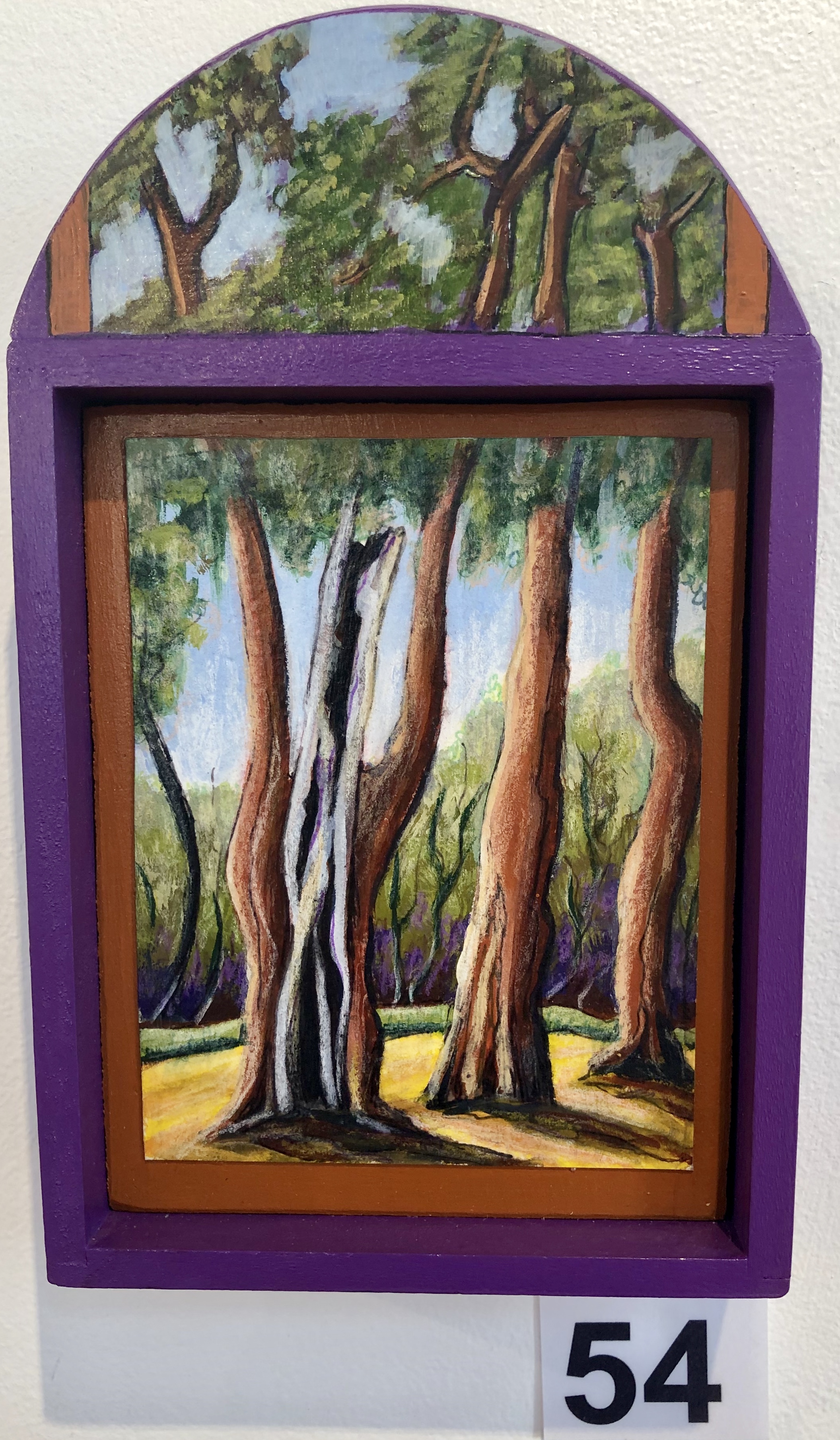 "Trees at the back of our property" by Di Deppeler