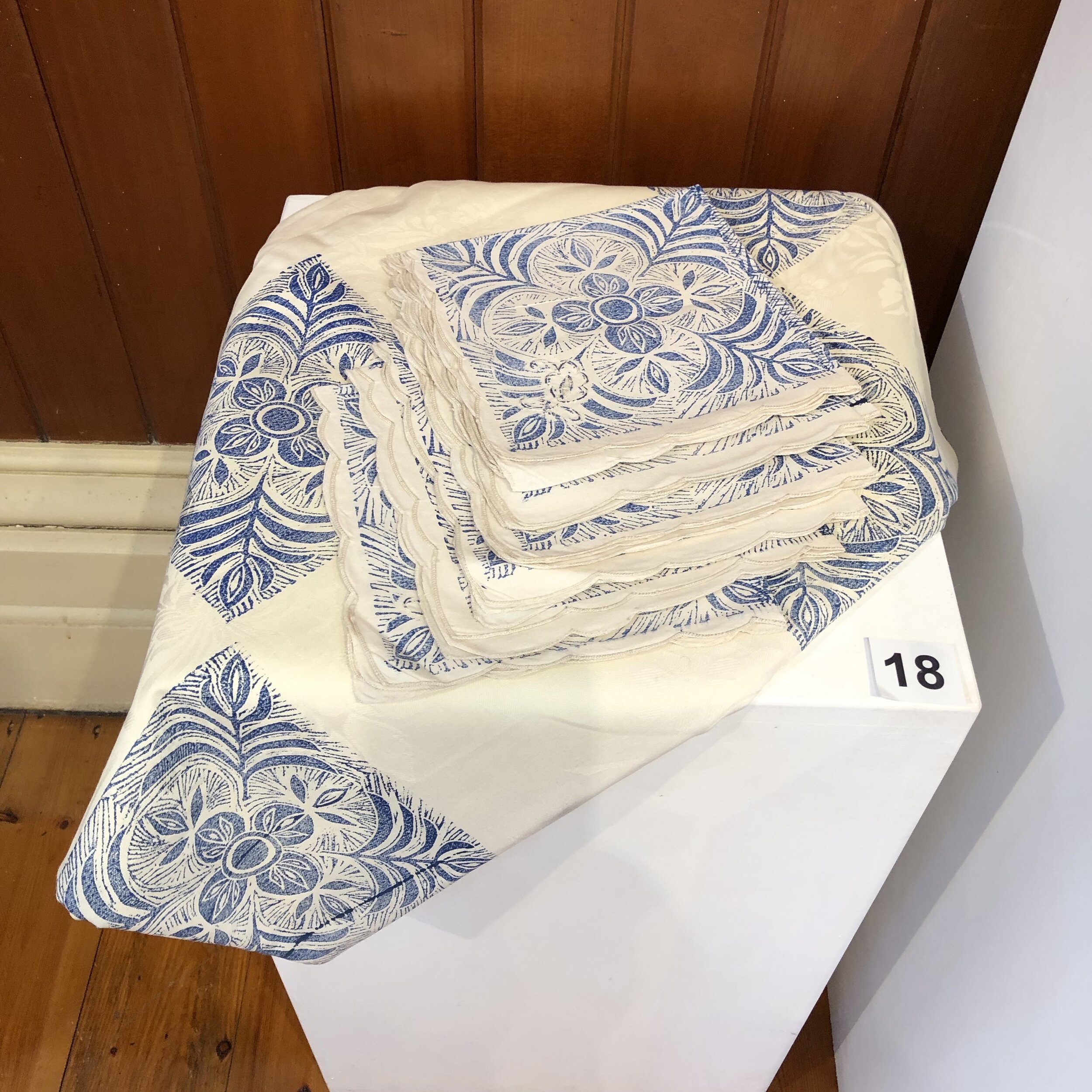 "Tablecloth with 8 Napkins" by Rosie Lyons