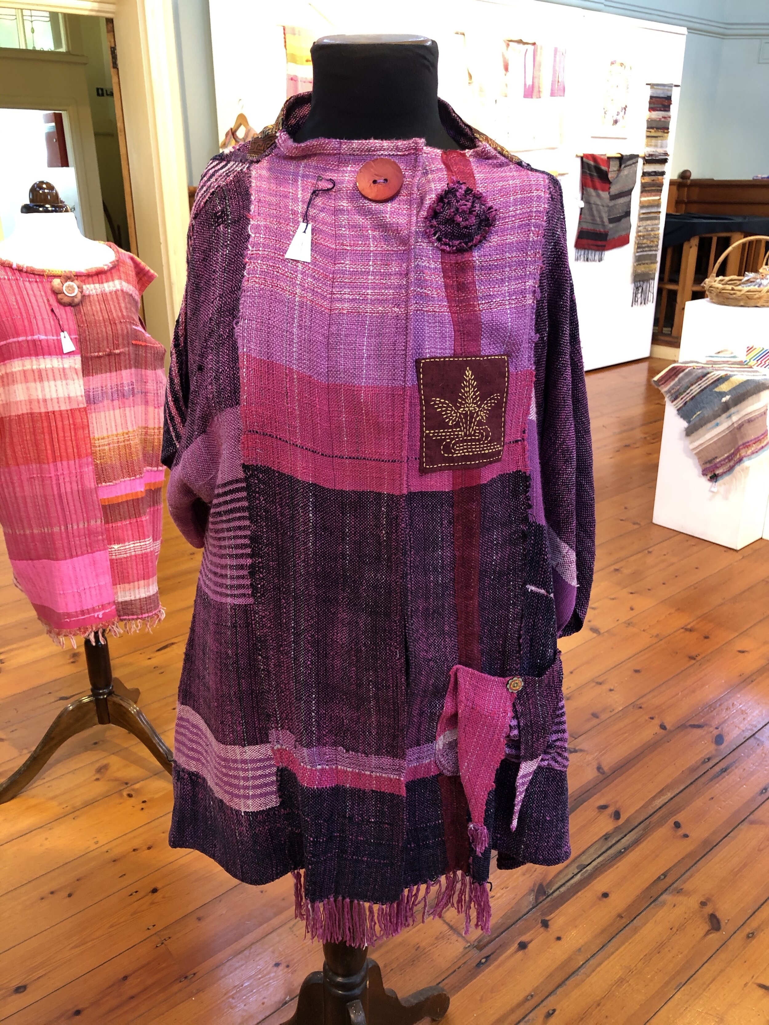 Purple Silk Coat