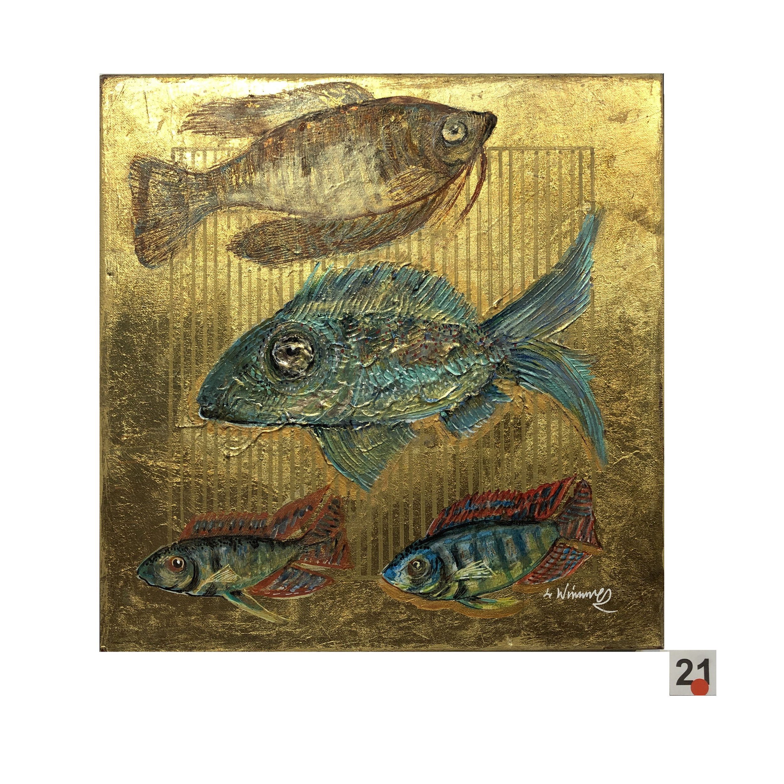  “Fish in a Golden Sea” 