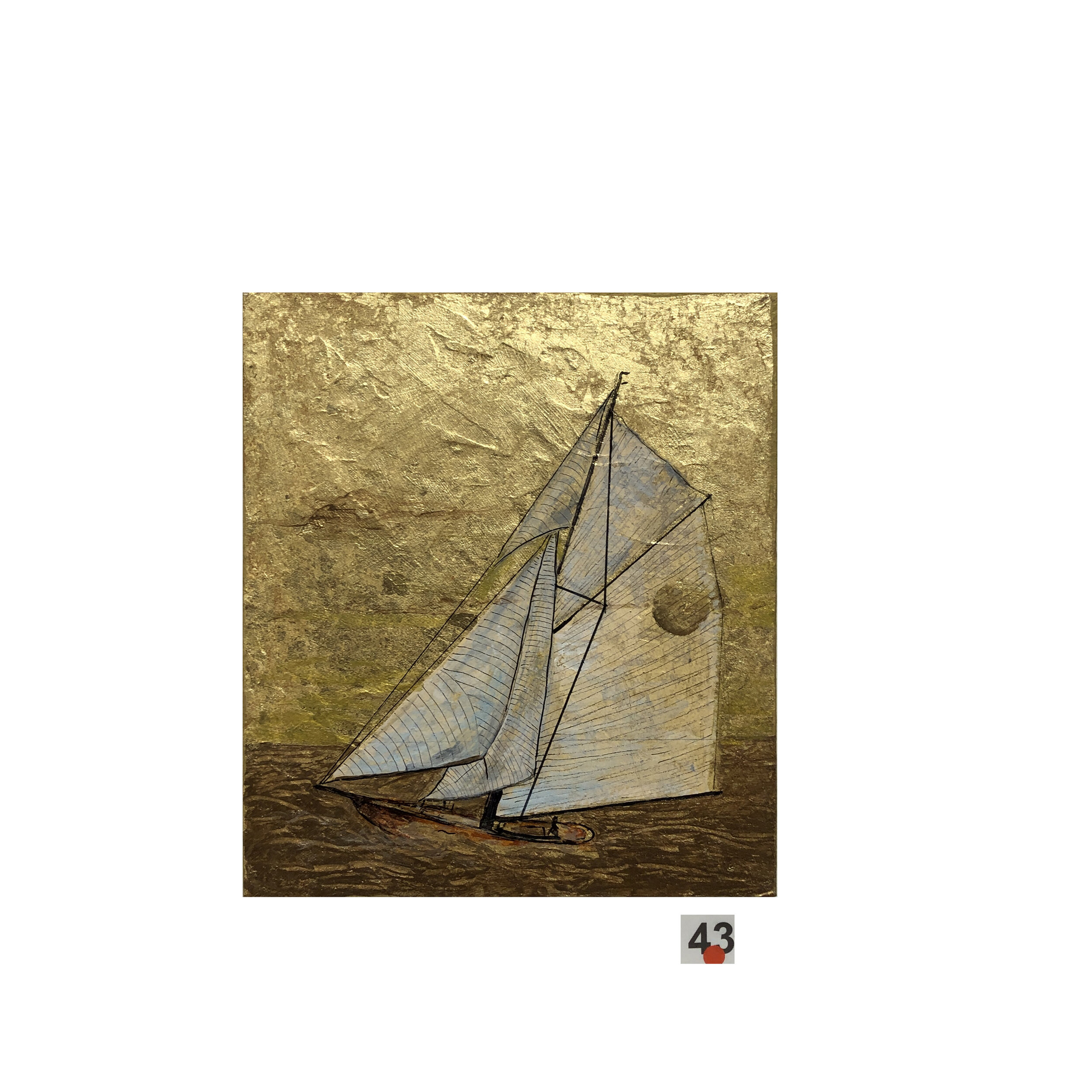  “Yacht on Copper Sea” 