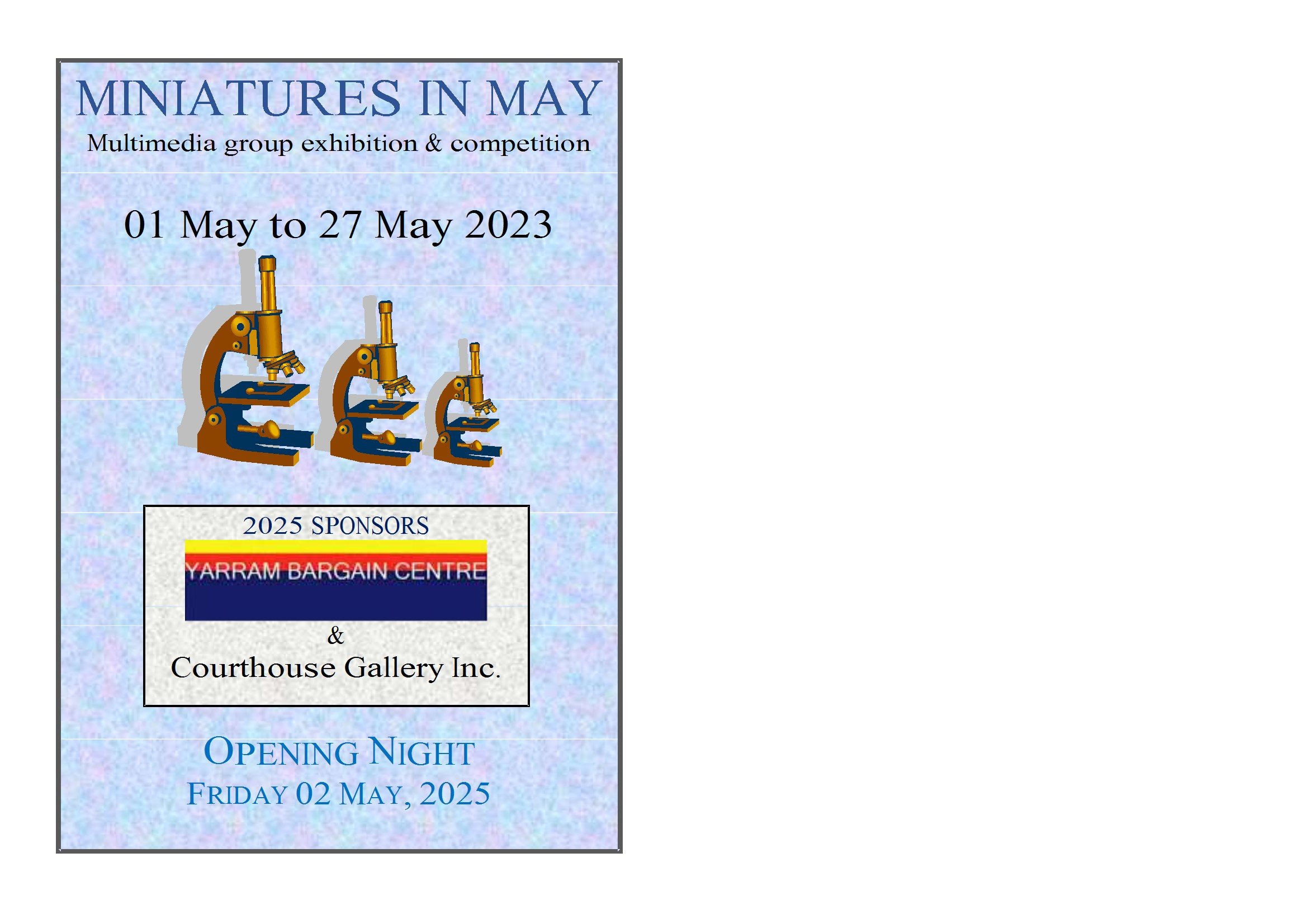 MINIATURES IN MAY 2025