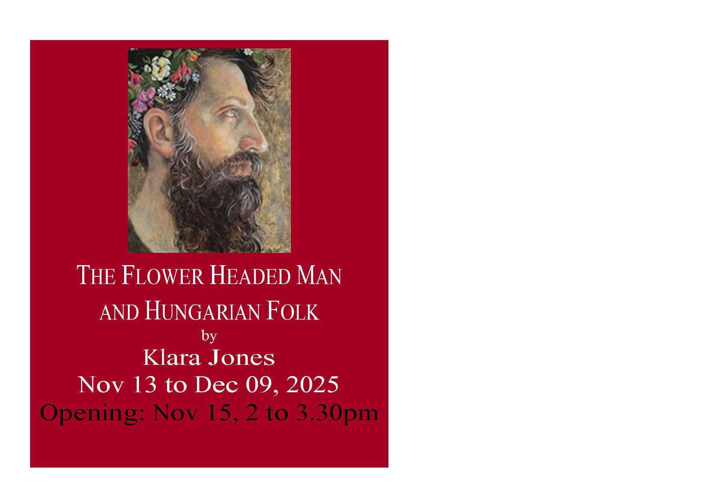THE FLOWER-HEADED MAN AND HUNGARIAN FOLK by Klara Jones