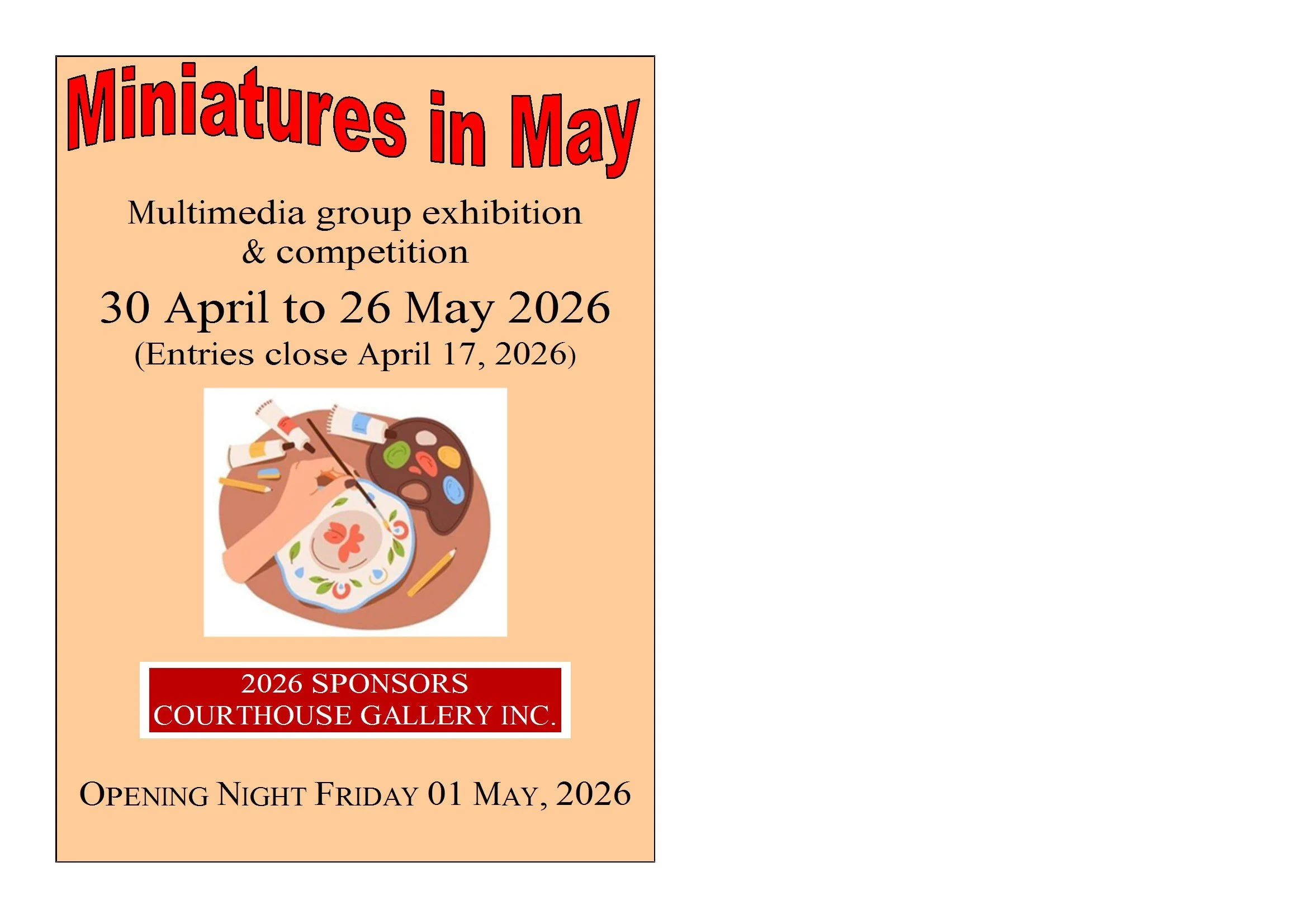 MINIATURES IN MAY - competition exhibtion