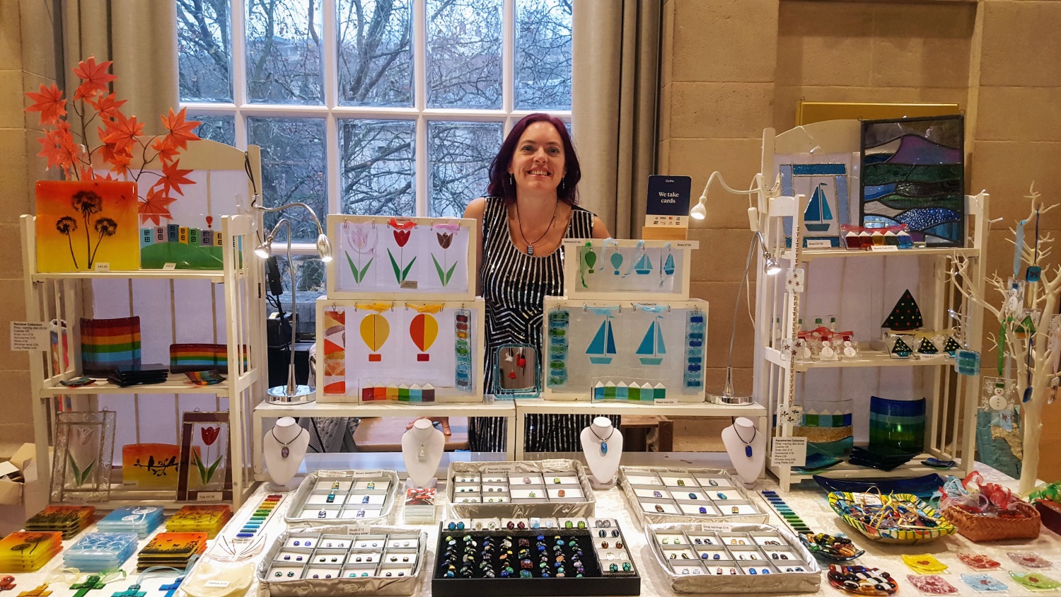 Eva Glass Design stall