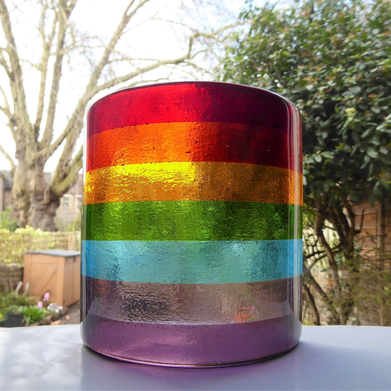 Rainbow window/candle lamp 