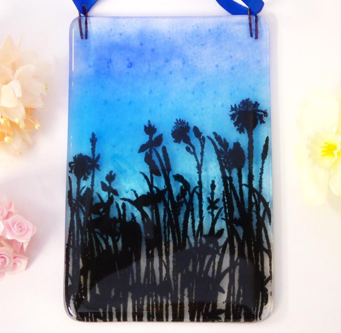 Meadow blue suncatcher