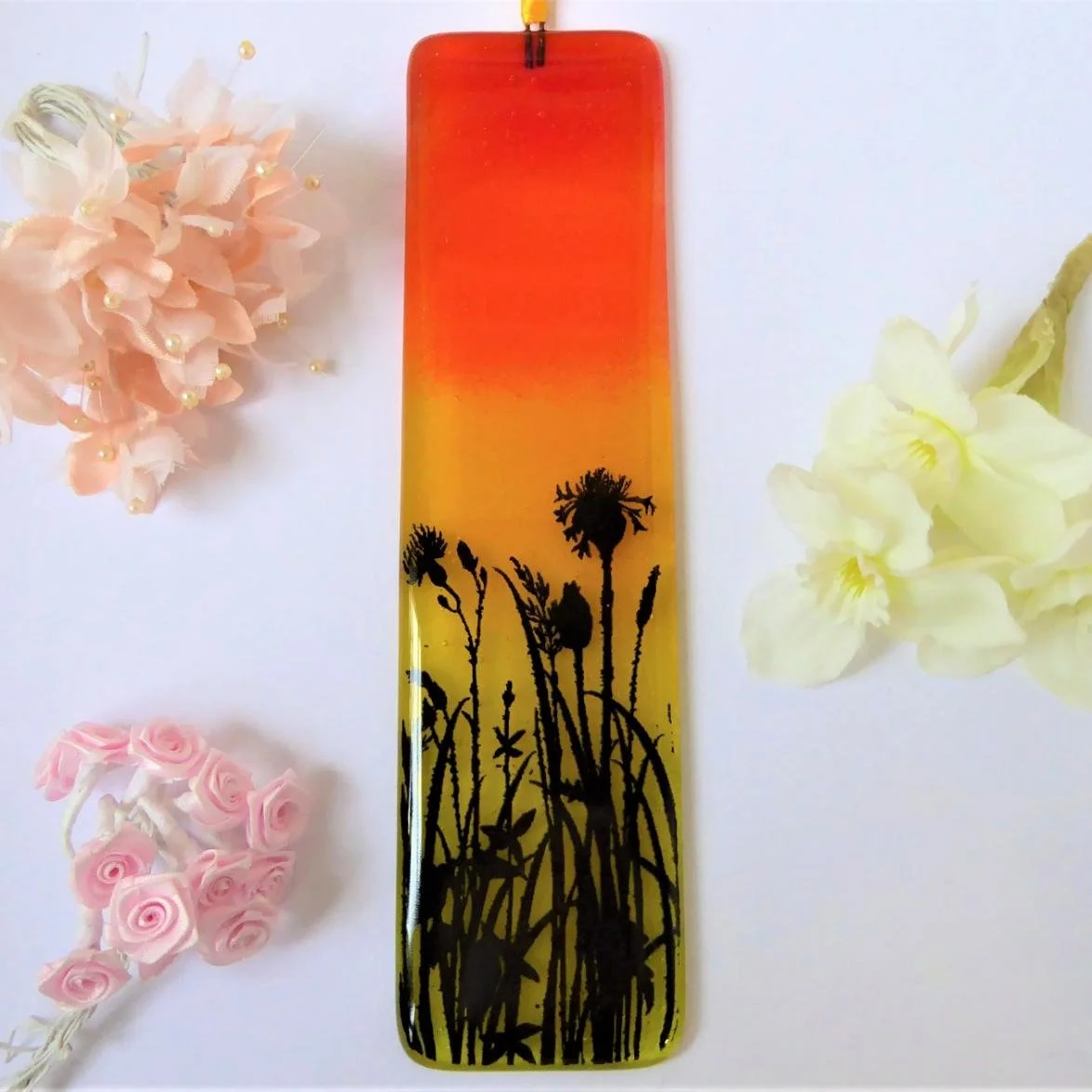 Poppy sunset suncatcher