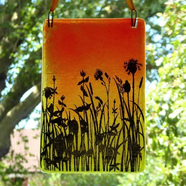 Meadow sunset suncatcher