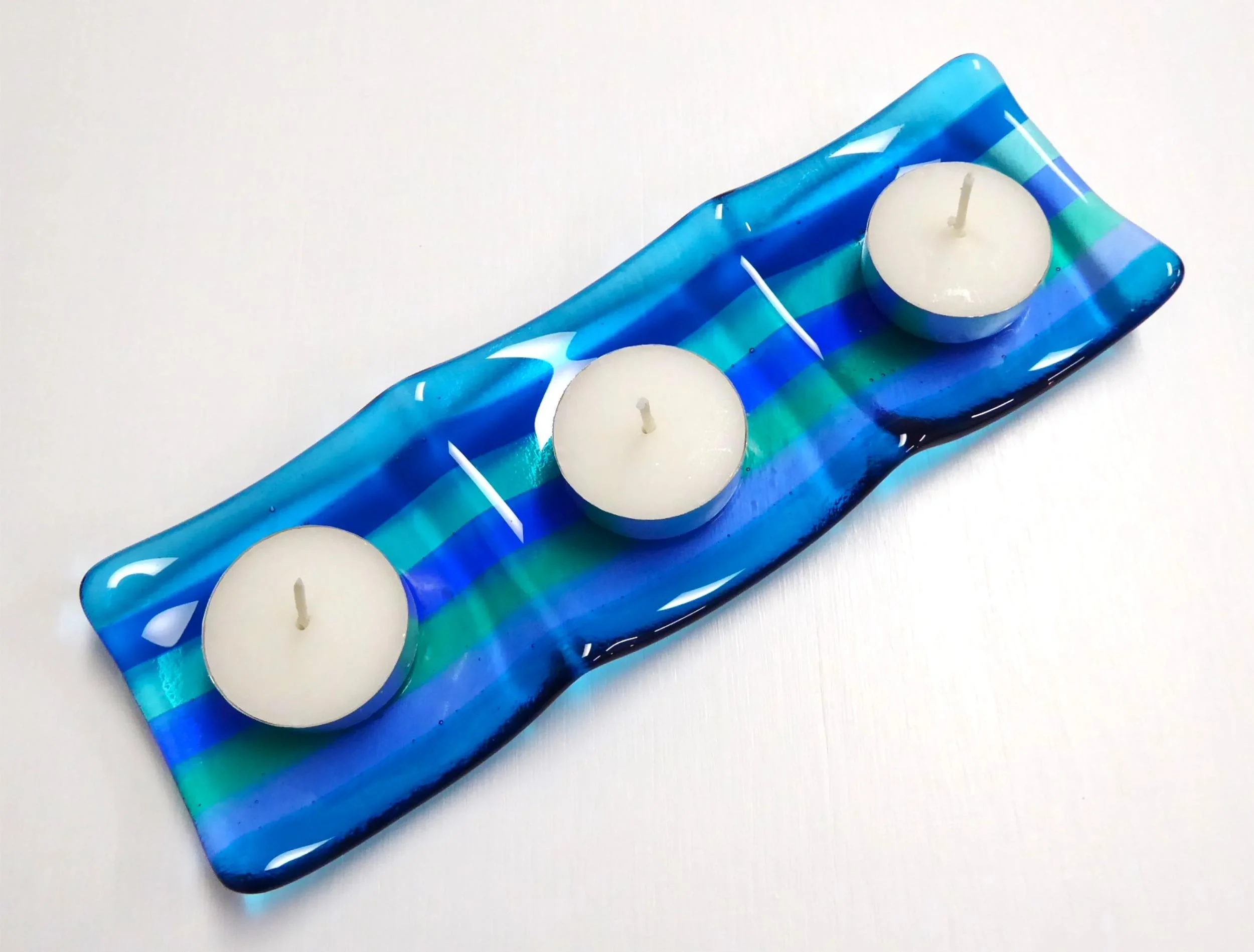 Turquoise Collection tealight tray