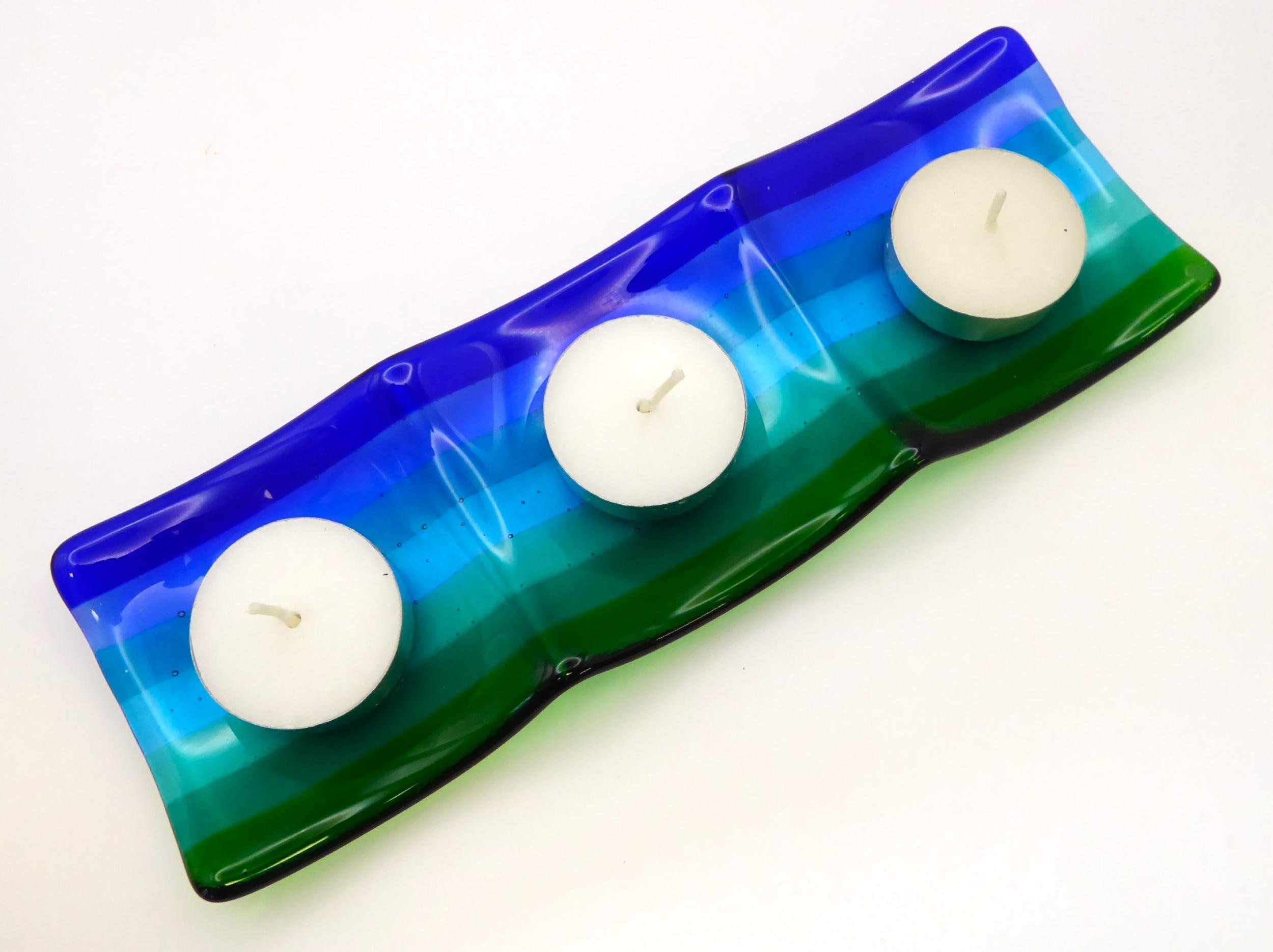Aquamarine Collection tealight tray