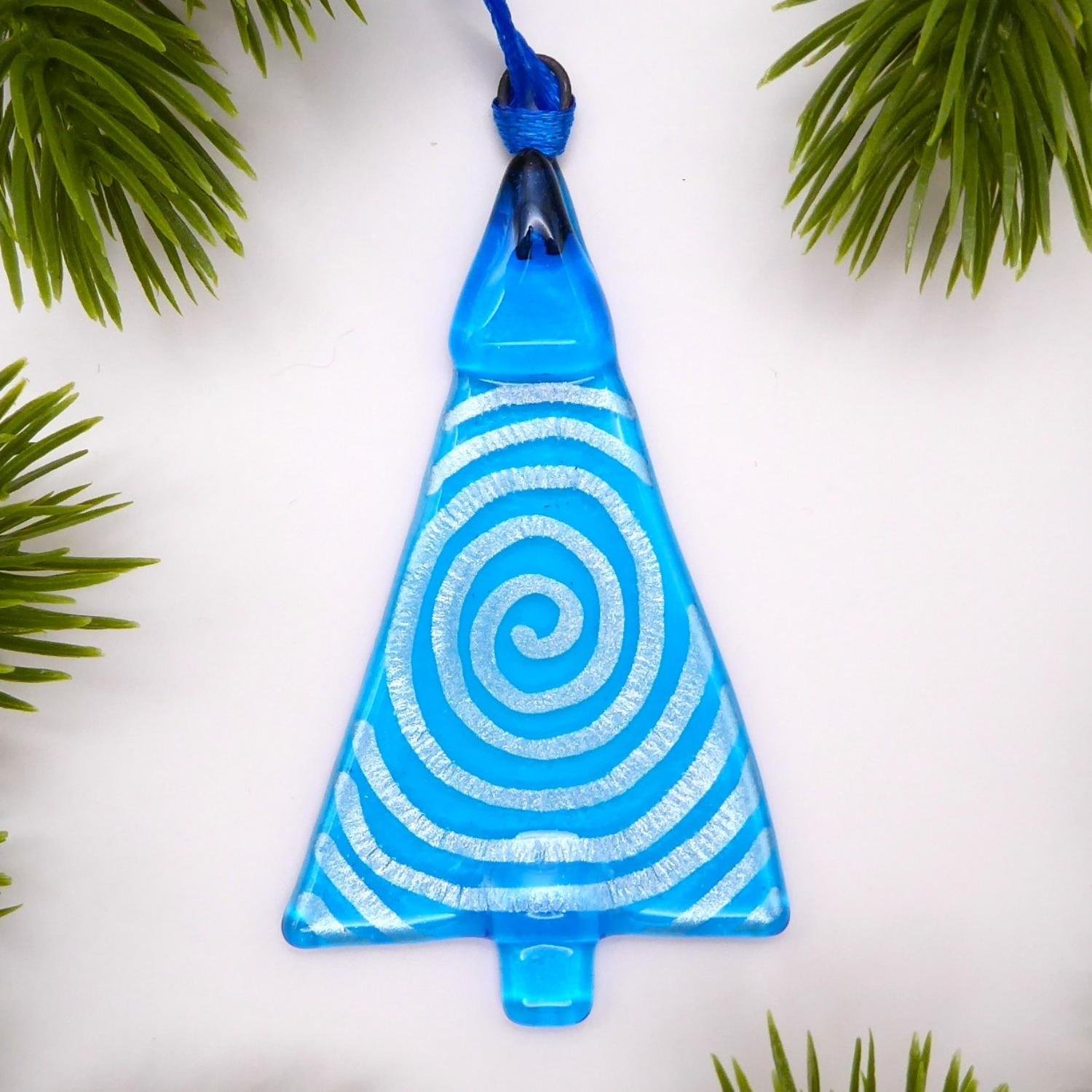 Blue spiral tree
