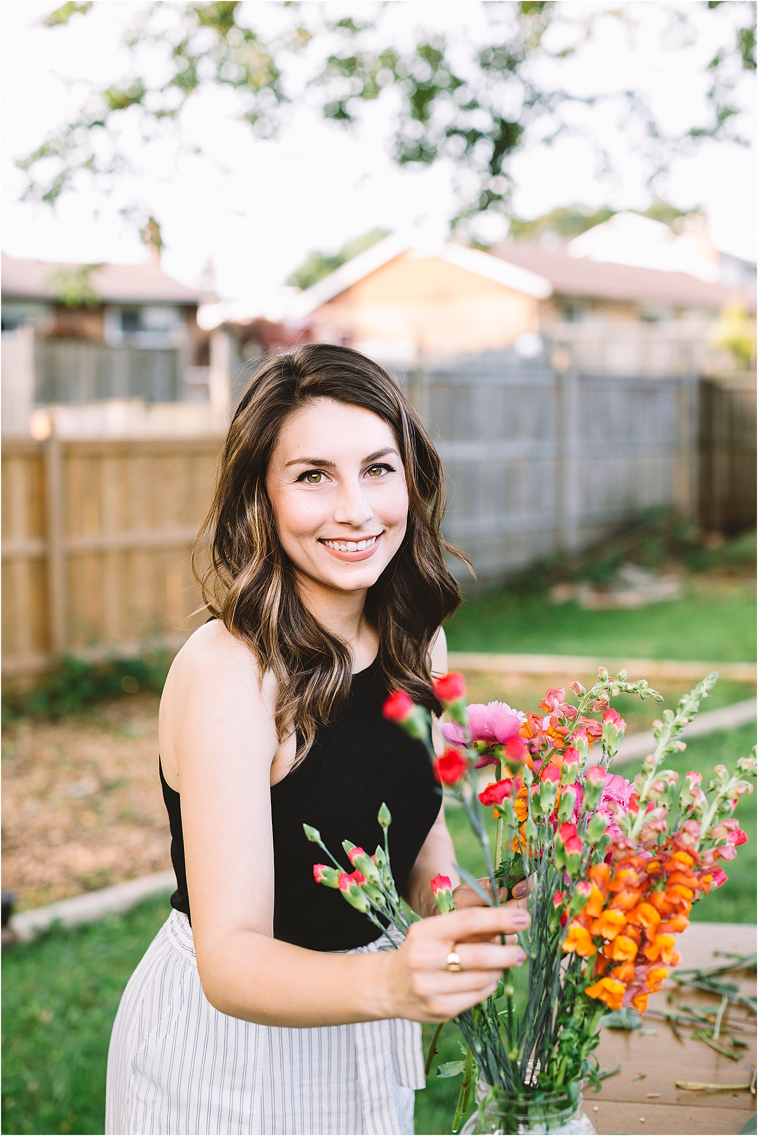 florist portrait session kitchener