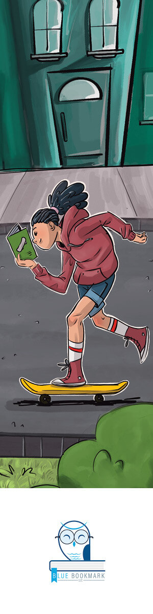 Skater Girl Bookmark