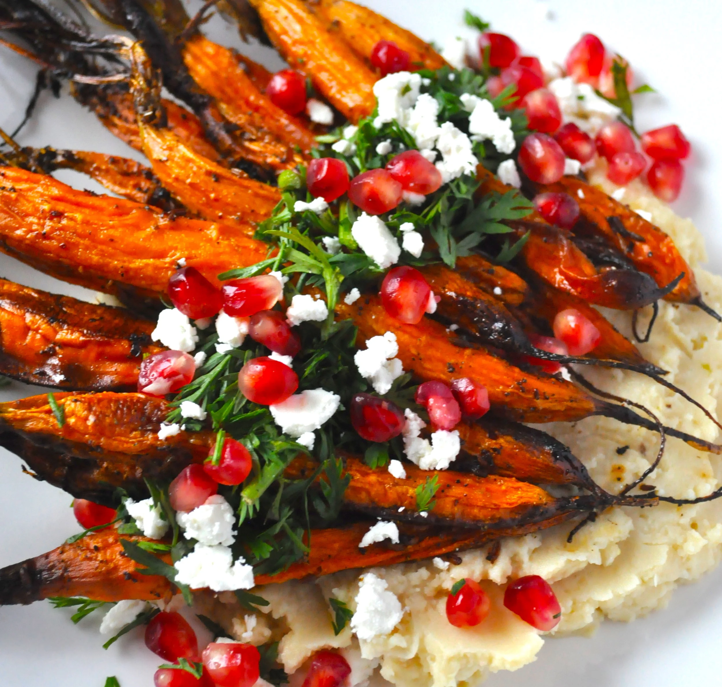 Cumin & Sumac Carrots with Butterbean Dip Dine with Dina