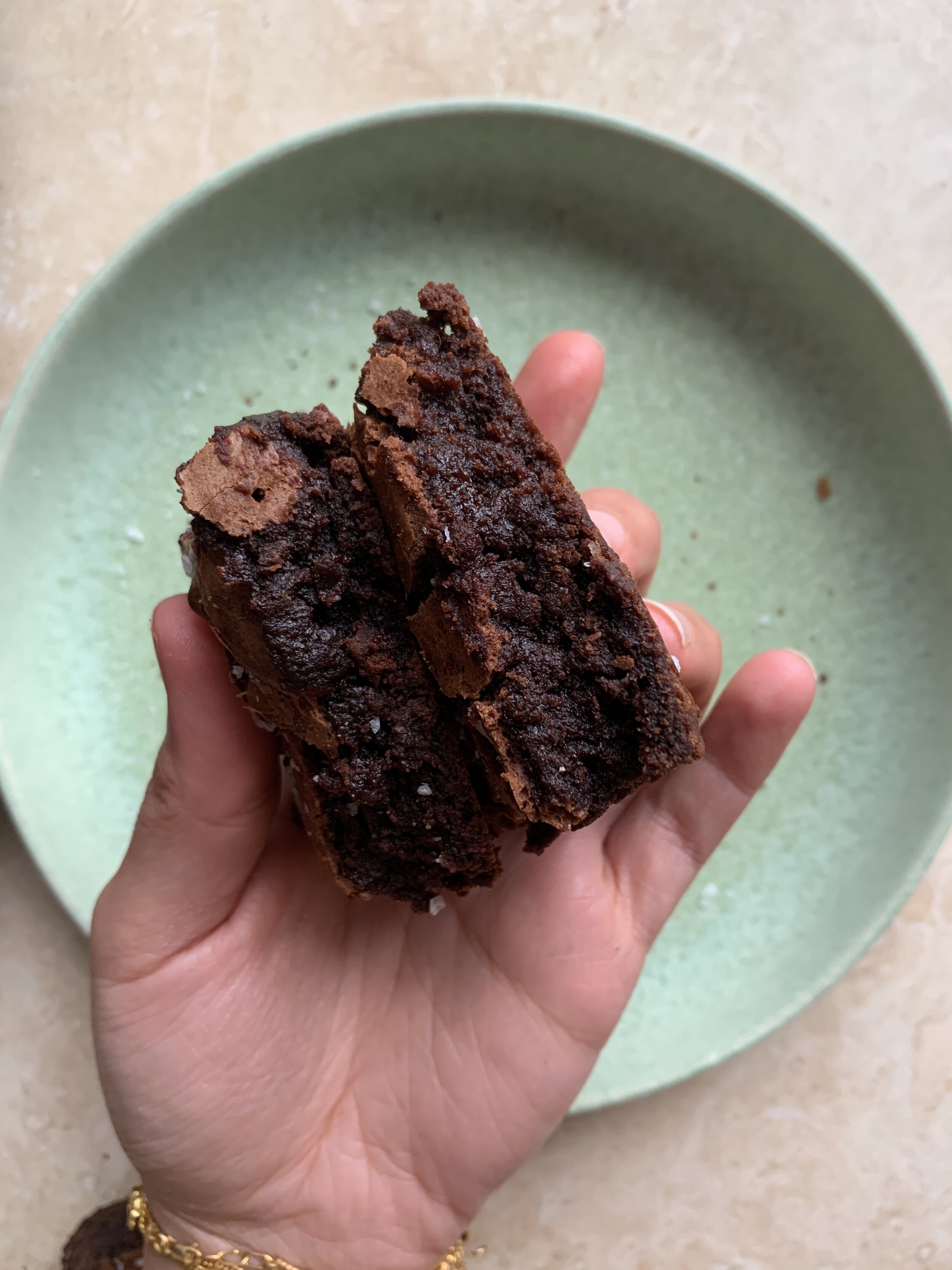 EPIC Fudgy Cardamom Brownies.... Dine with Dina